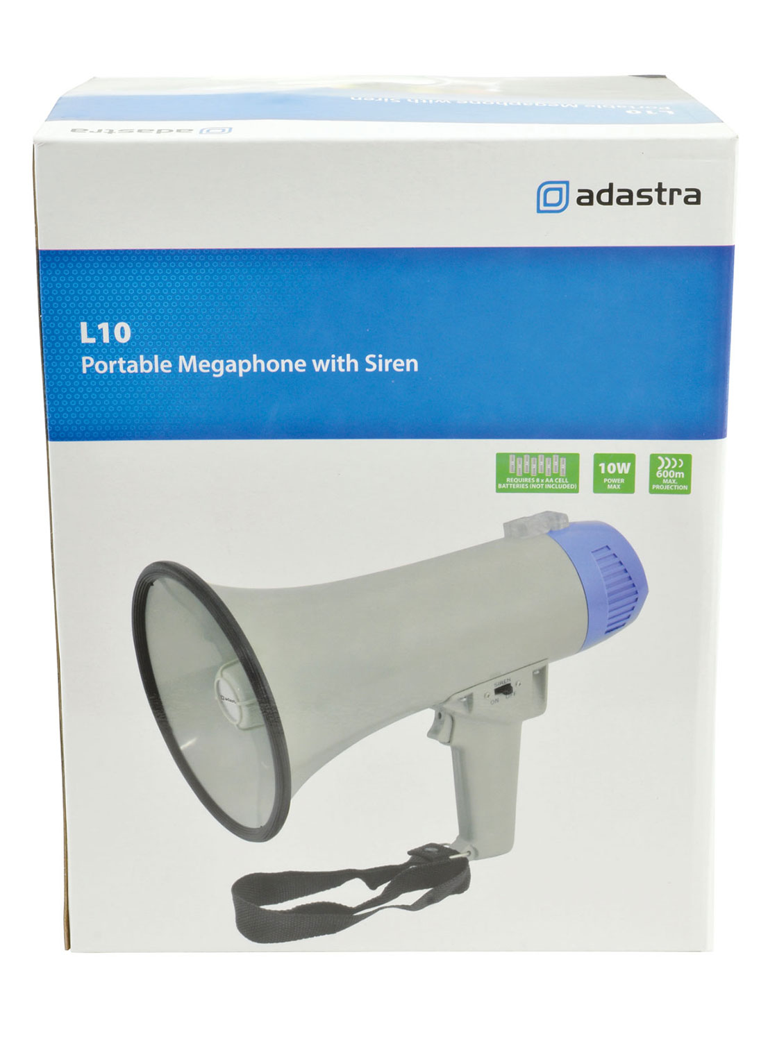 Adastra L10, megafon, 10W - Obrázek 3