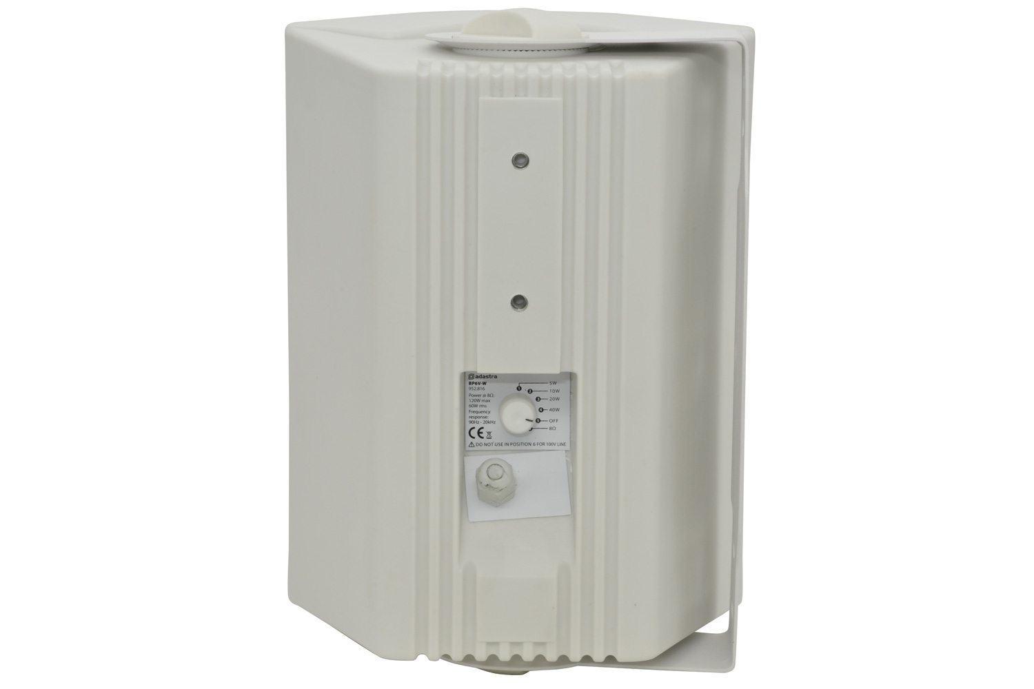 Adastra BP6V-B, 100V nástěnný 6,5" reprobox, 60W, IP54, bílý - Obrázek 3