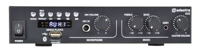 Adastra A22, stereo PA zesilovač MP3/BT/FM