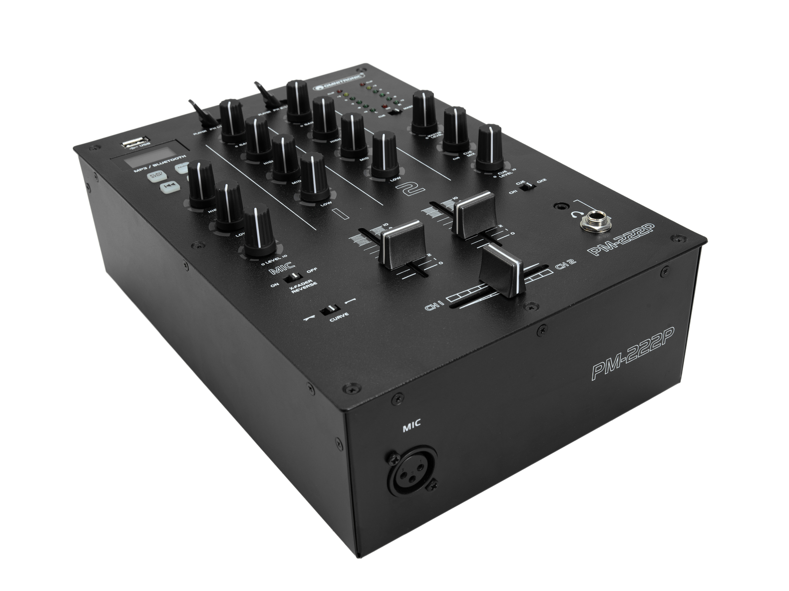 Omnitronic PM-222P, 2-kanálový mixážní pult s MP3/BT přehrávačem - Obrázek 4
