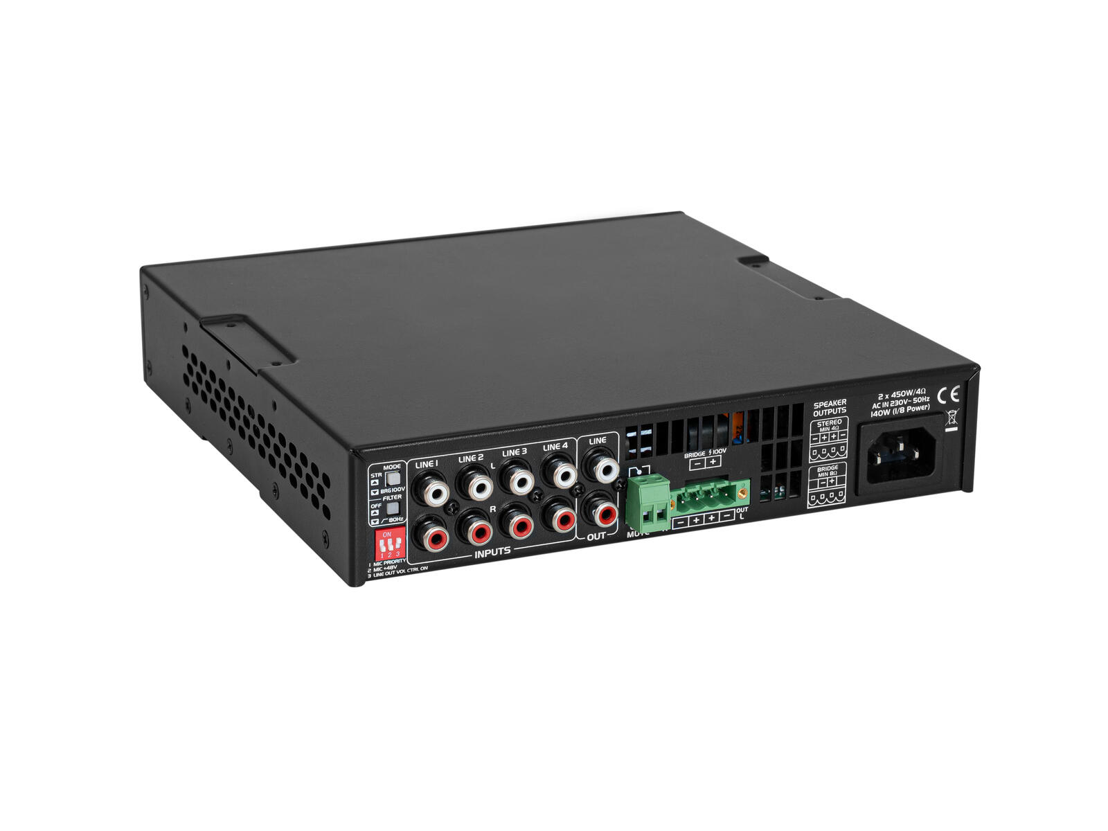 OMNITRONIC DJP-900P MK3 zesilovač třídy D - Obrázek 6