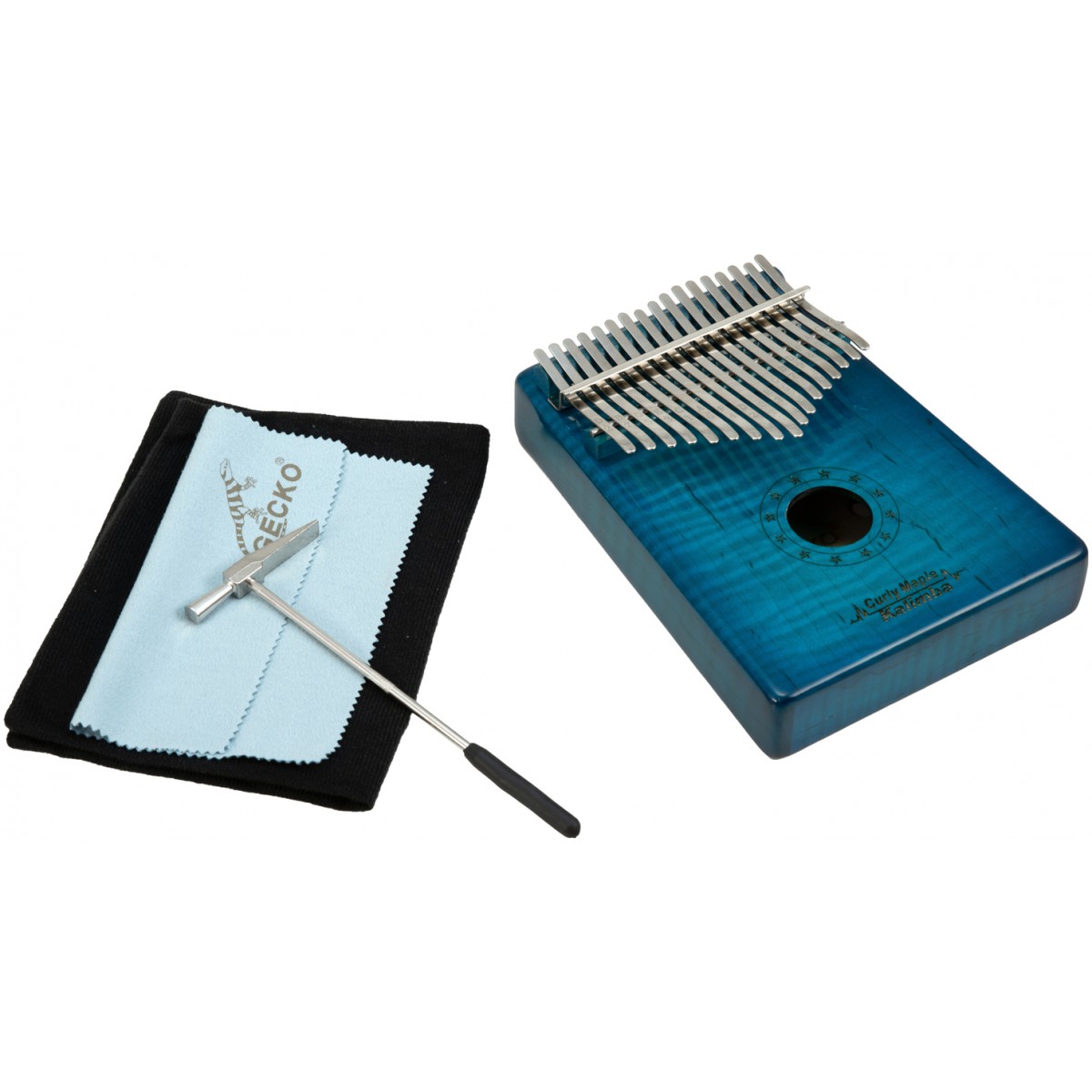 Dimavery KL-6, kalimba, 17 C, modrá - Obrázek 5