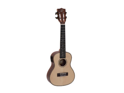 Dimavery UK-800, elektroakustické koncertní ukulele, vrchní deska masivní smrk