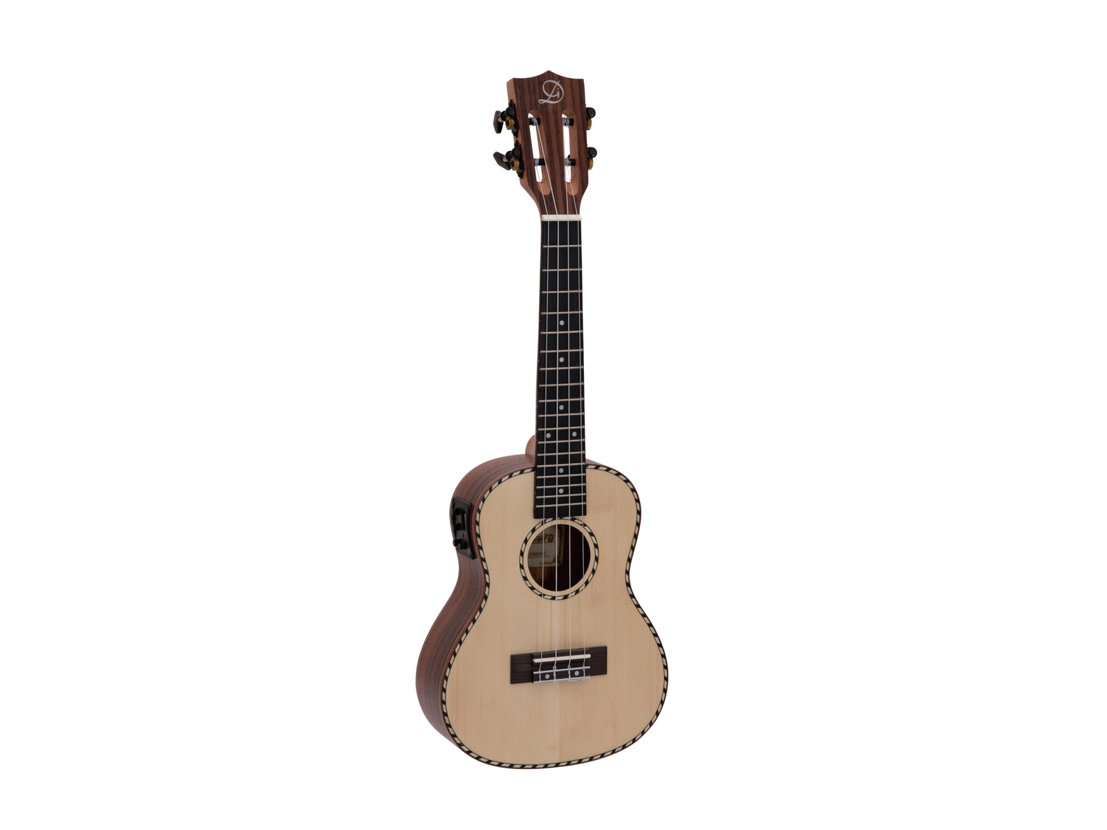 Dimavery UK-800, elektroakustické koncertní ukulele, vrchní deska masivní smrk