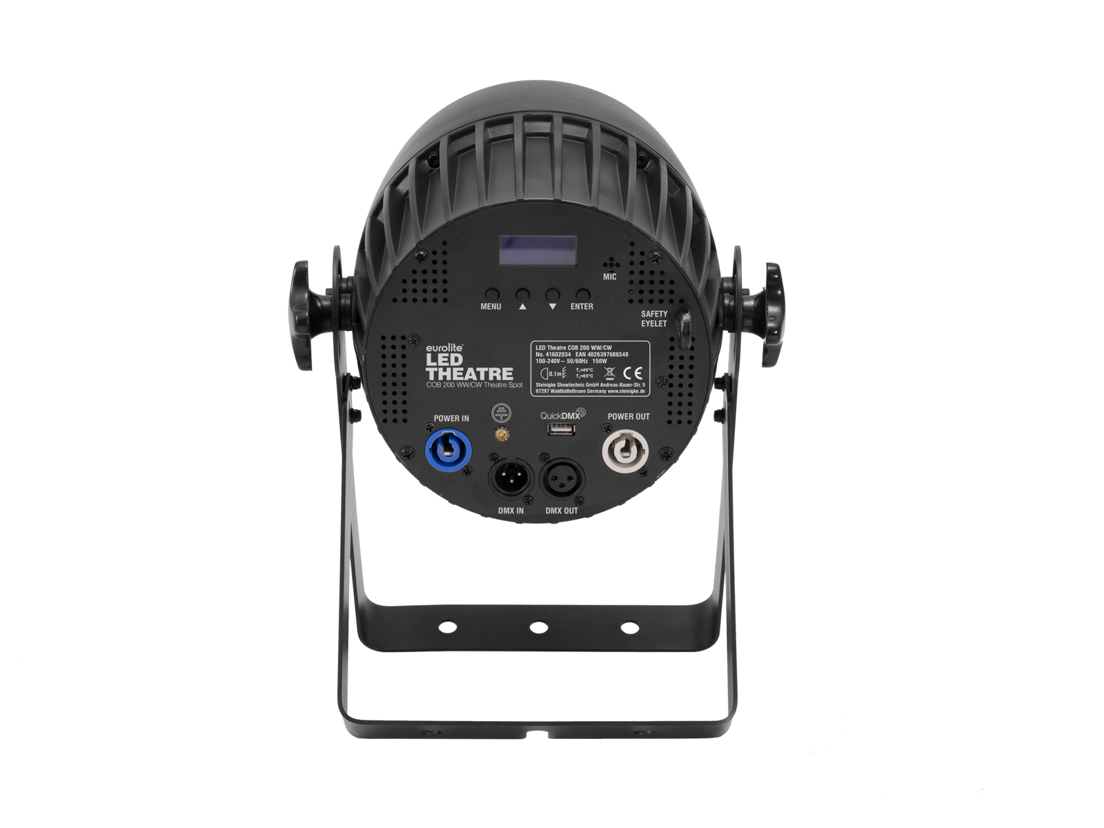 Eurolite LED Theatre COB 200 WW/CW, divadelní reflektor - Obrázek 4