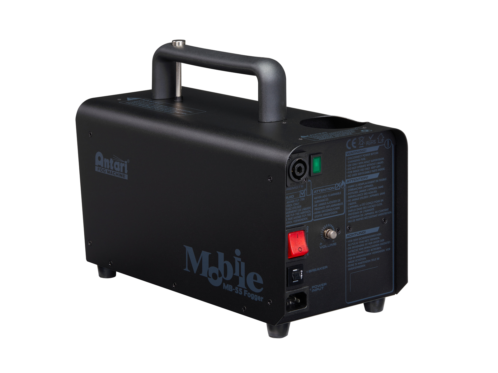 Antari I MB-55 mobilní výrobník mlhy, 1450W - Obrázek 3