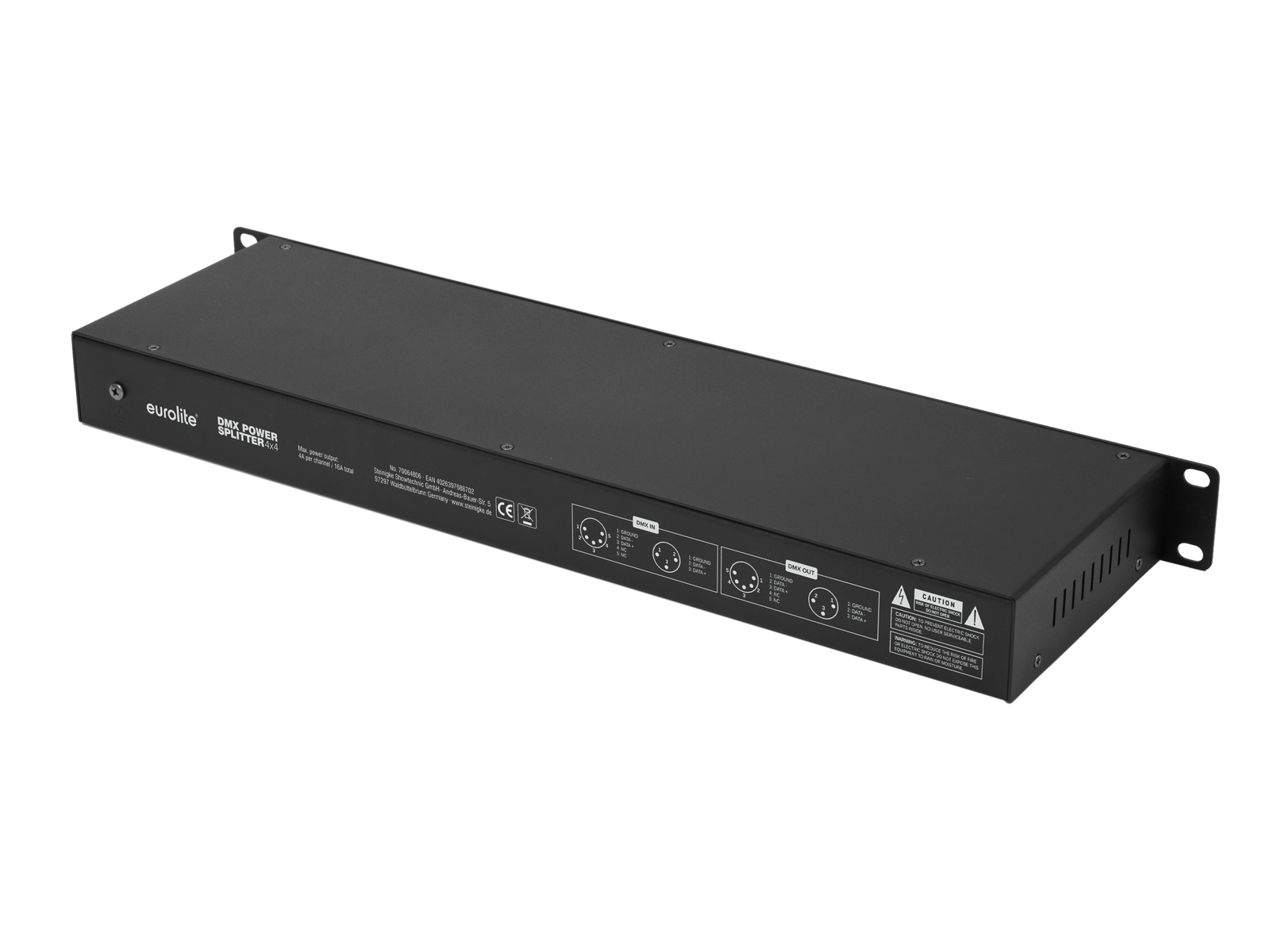 EUROLITE DMX a Power Splitter 4x4, 3-pinové XLR - Obrázek 5