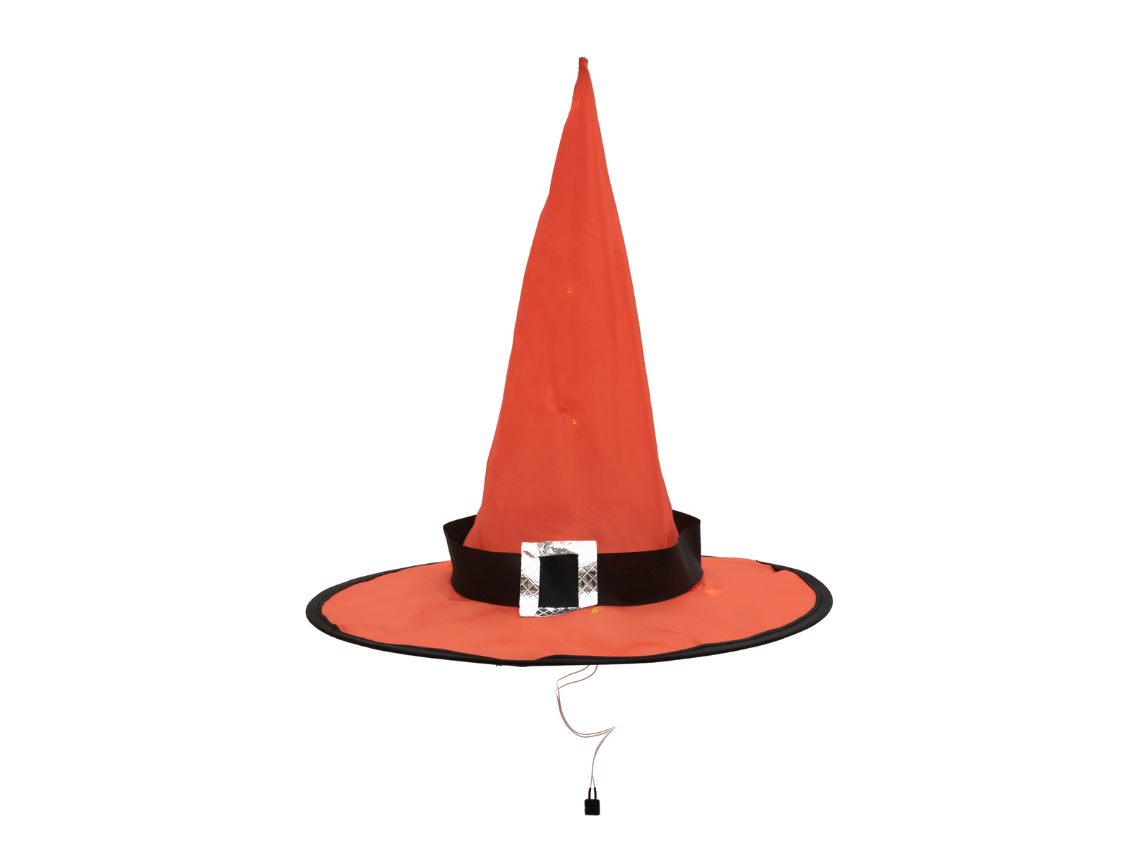 Halloween čarodějnická čepice, sada 3 ks, osvětlená, 36 cm - Obrázek 3
