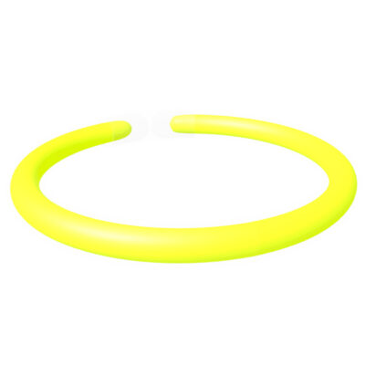 Svítící tyčinky, náramek, 100 ks, 20 cm, žluté
