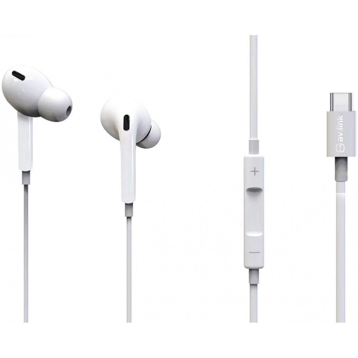 AV:link USB-C sluchátka s handsfree