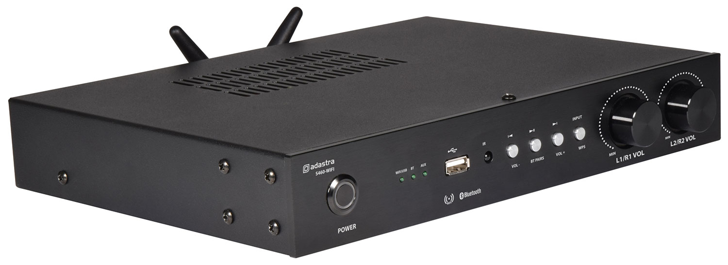 Adastra S460-WIFI, streamovací zesilovač, 4 x 60W - Obrázek 3