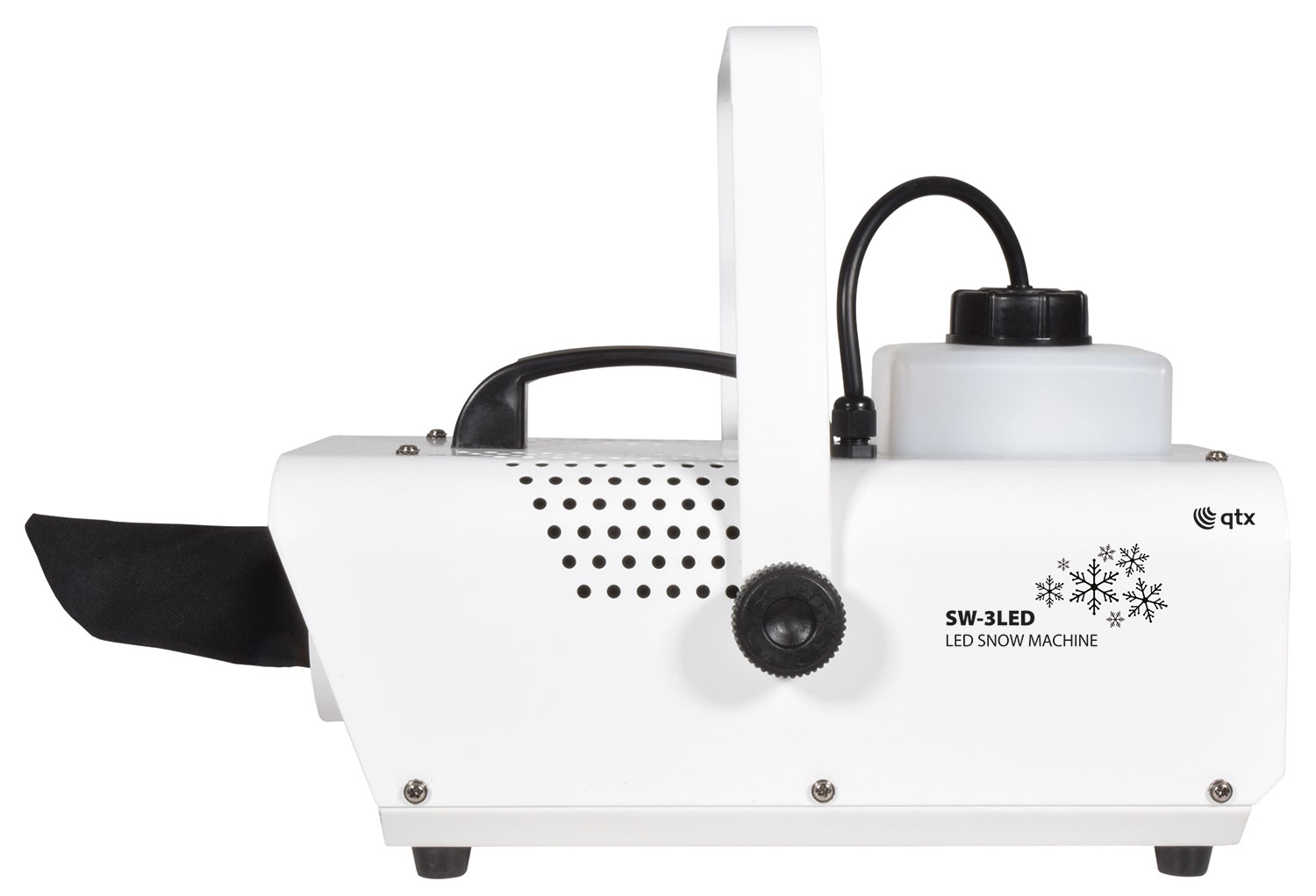 QTX SW-3LED, výrobník sněhu, 800W, 6x 1W LED RGB, DMX, IR - Obrázek 7