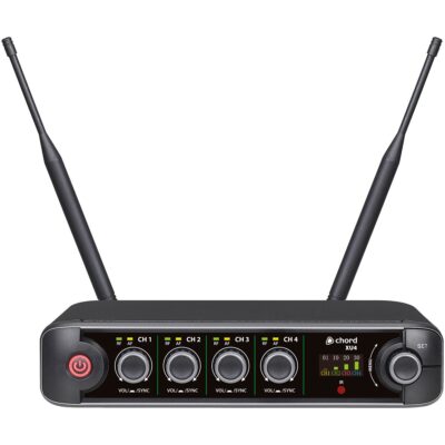 Chord XU4-B, 4-kanálový bezdrátový mikrofonní set,  823-832 / 863-865 MHz