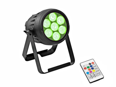 EUROLITE LED IP PAR 7x15W RGBL bodové světlo