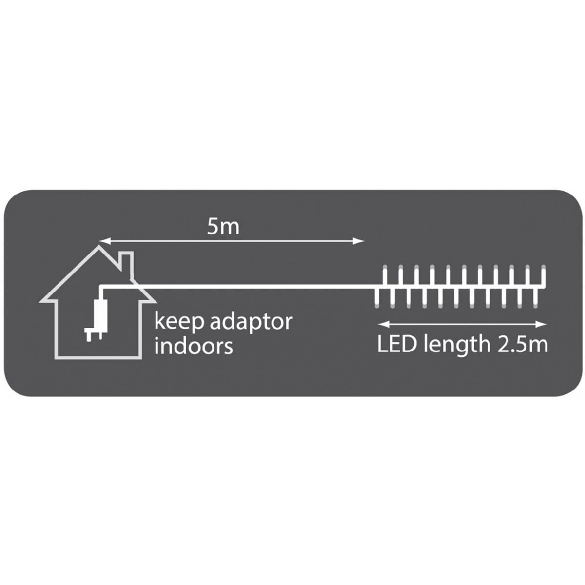 Lyyt 240TC-WW Světelný řetěz, blikající efekt, 240x LED - DOPRODEJ - POSLEDNÍ KUS - Obrázek 14