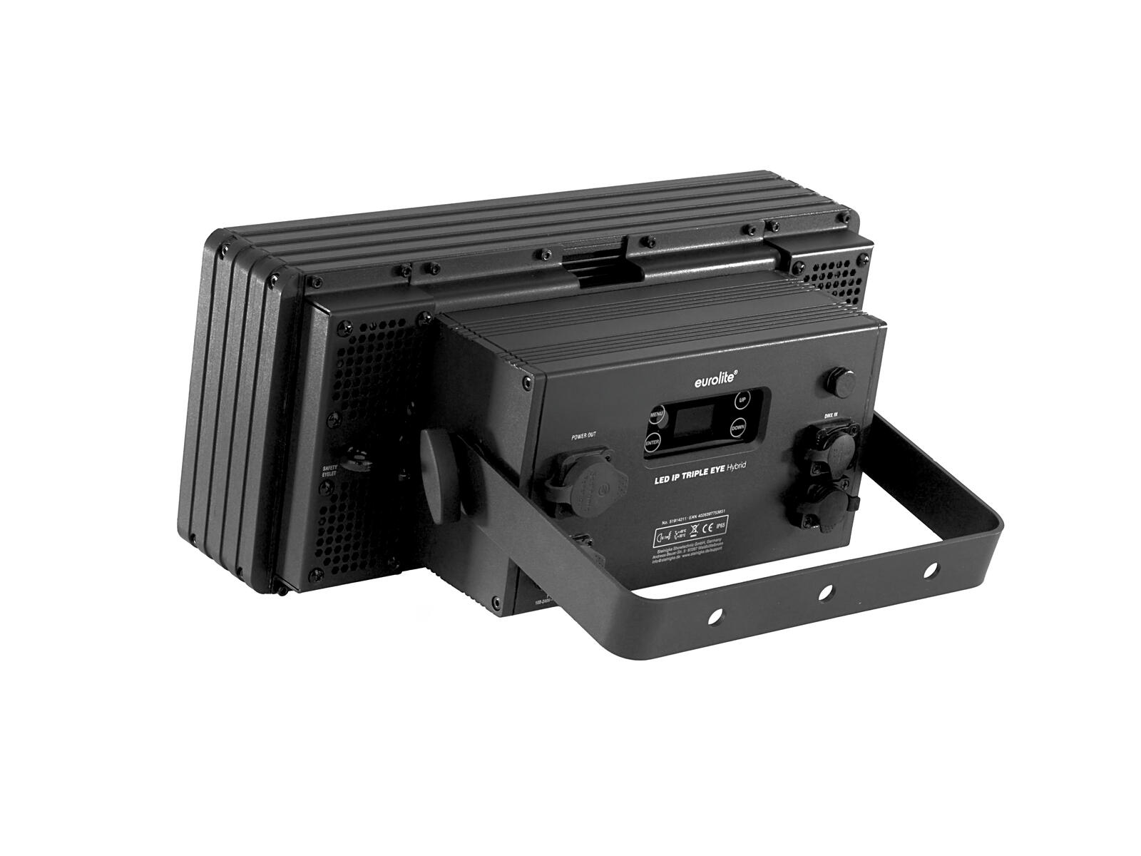 Eurolite LED IP Triple Eye Hybrid, LED blinder, 3x 100W RGB/WW, IP65 - Obrázek 5