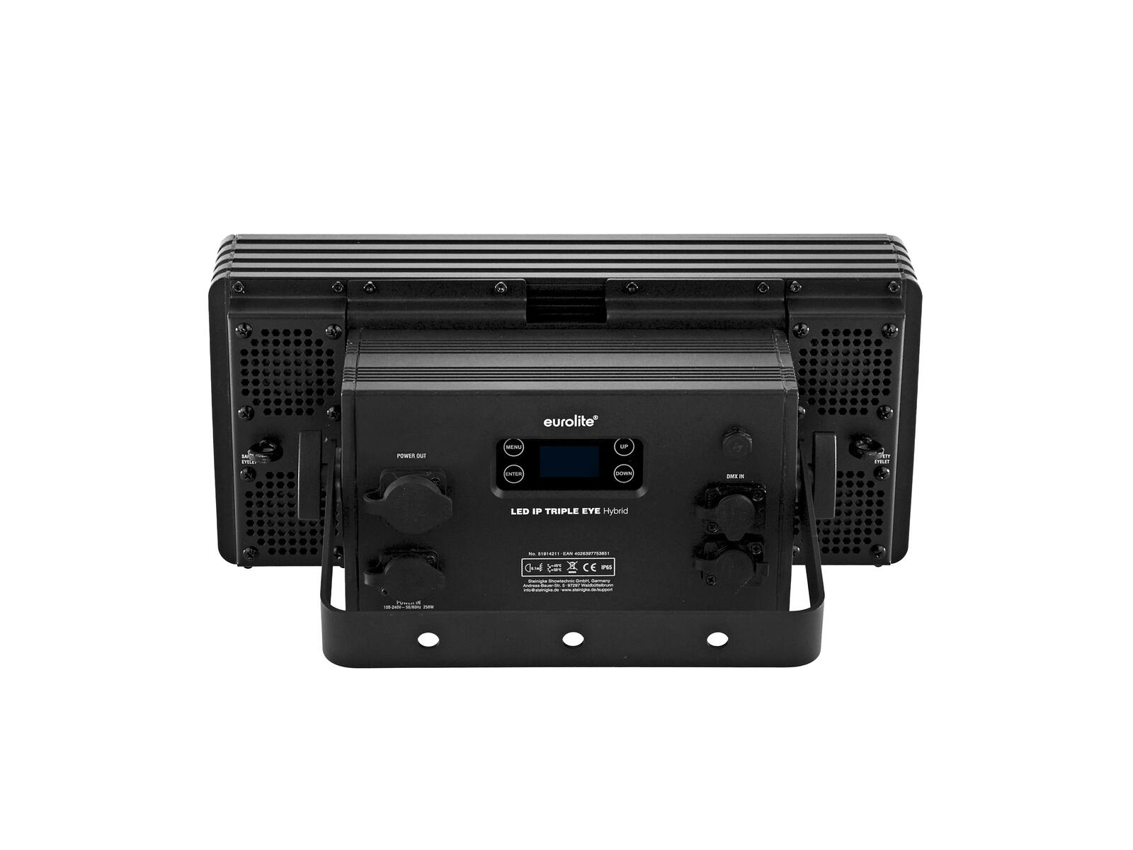 Eurolite LED IP Triple Eye Hybrid, LED blinder, 3x 100W RGB/WW, IP65 - Obrázek 6