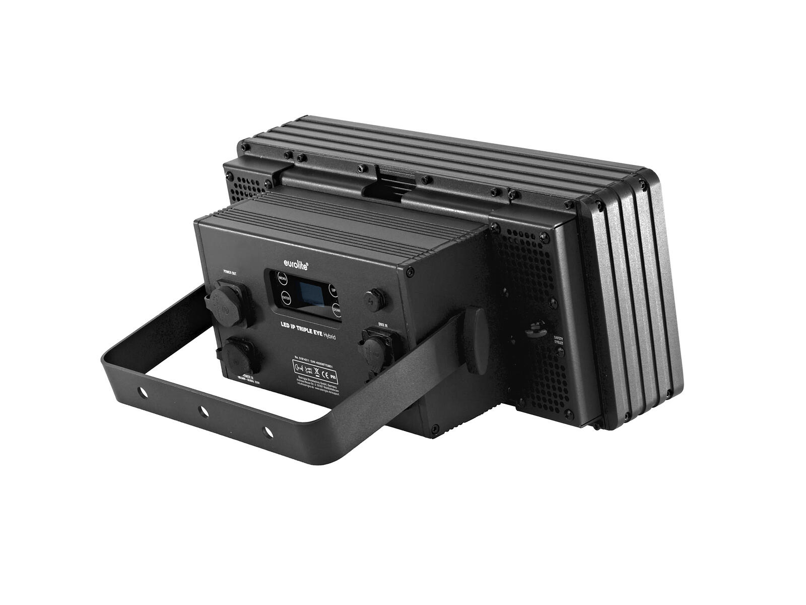 Eurolite LED IP Triple Eye Hybrid, LED blinder, 3x 100W RGB/WW, IP65 - Obrázek 7